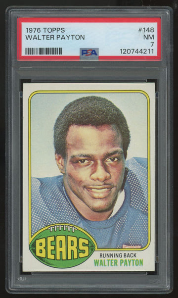 1976 Topps Walter Payton RC #148 PSA 7