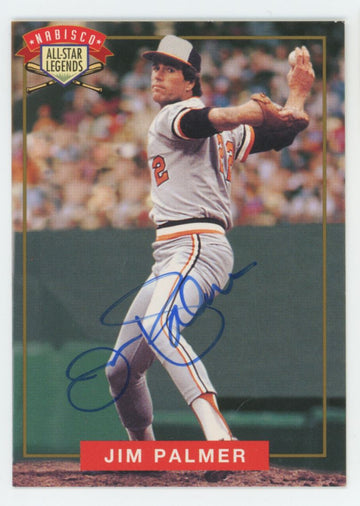 1994 Nabisco All-Star Legends Jim Palmer Auto With COA