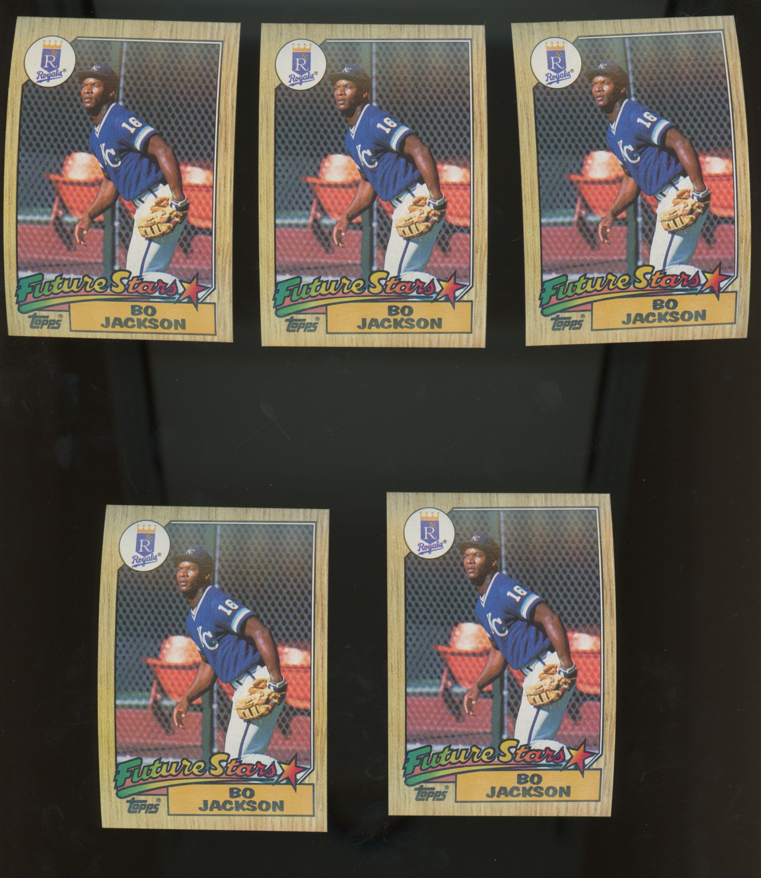 1987 Topps Bo Jackson RC #170 Lot of 25 NM-MT "B"