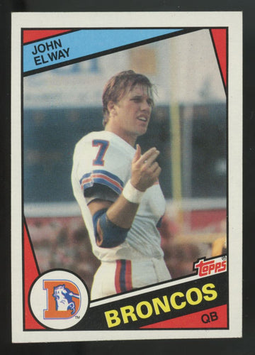 1984 Topps John Elway RC #63 EX "A"
