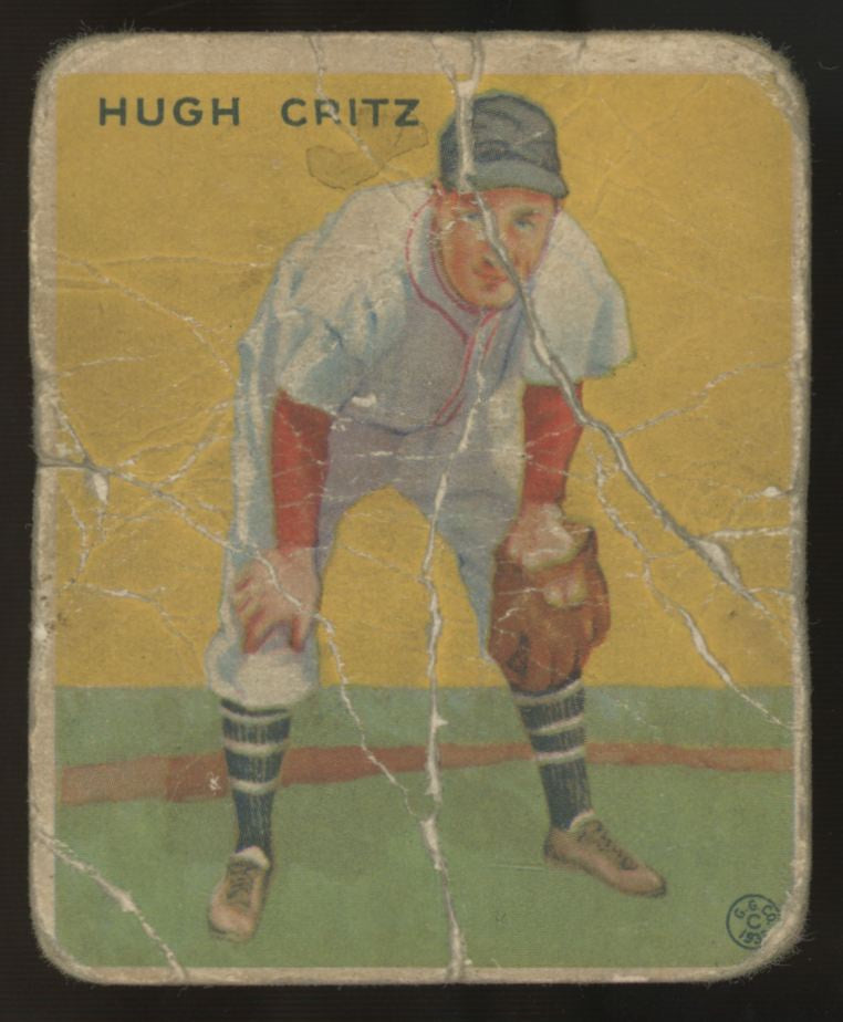 1933 Goudey Hugh Critz #238 Poor