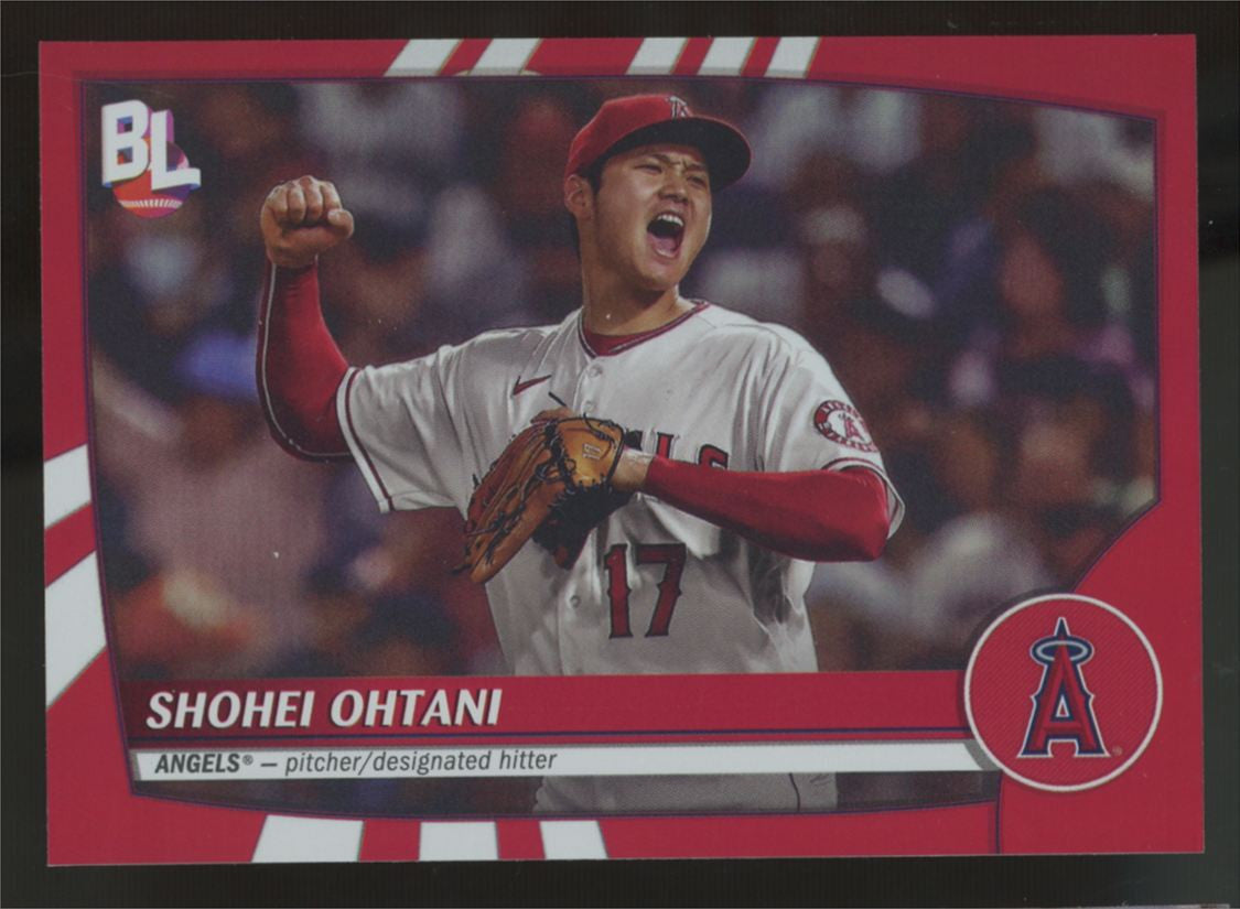 2023 Topps Big League Shohei Ohtani Red SP #287