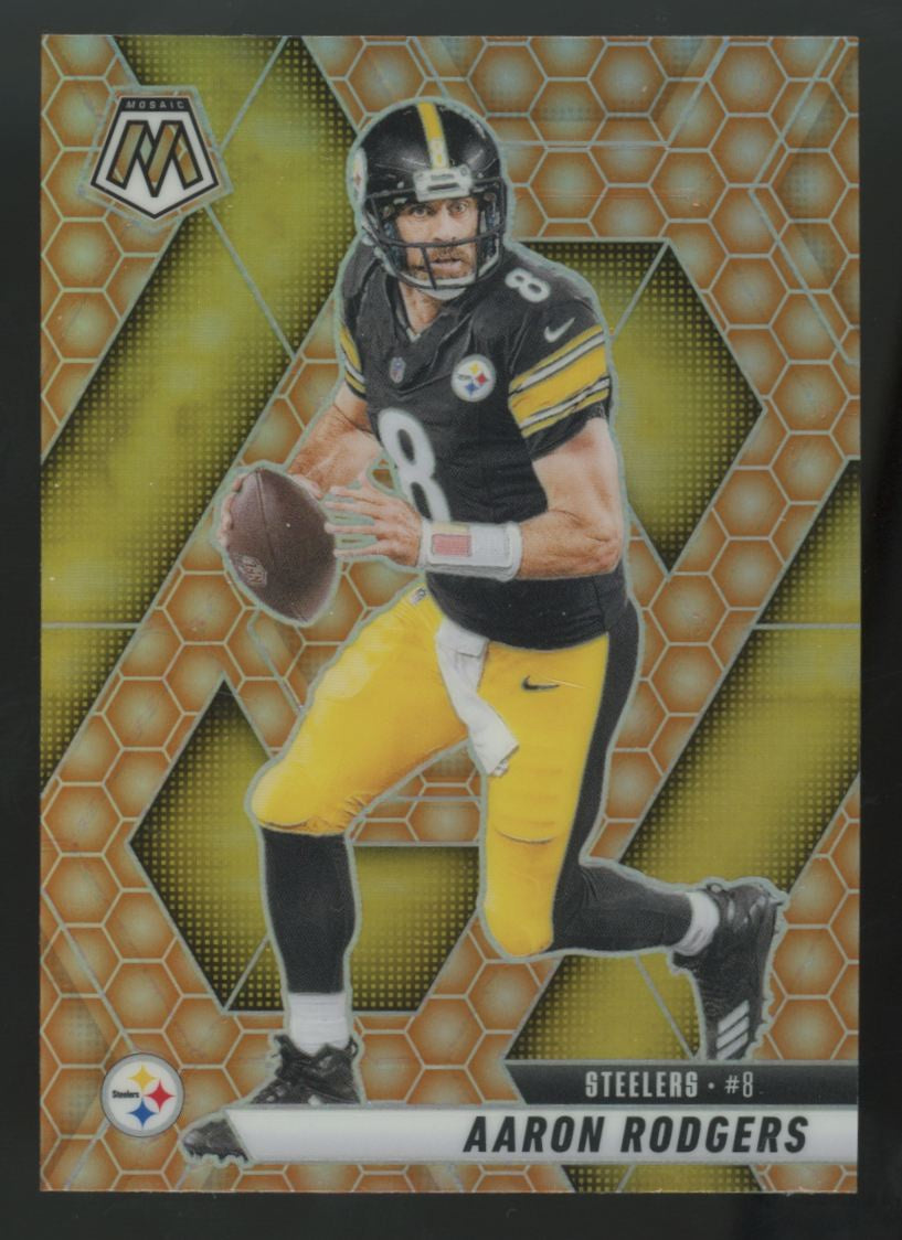 2025 Panini Mosaic Aaron Rodgers Honeycomb SSP #243