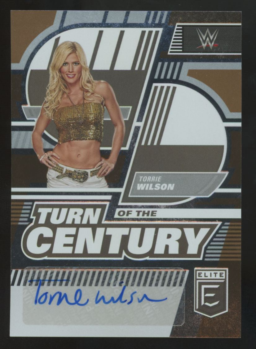 2023 Donruss Elite WWE Torrie Wilson Gold Turn Of The Century Auto /10 #TC-TWL