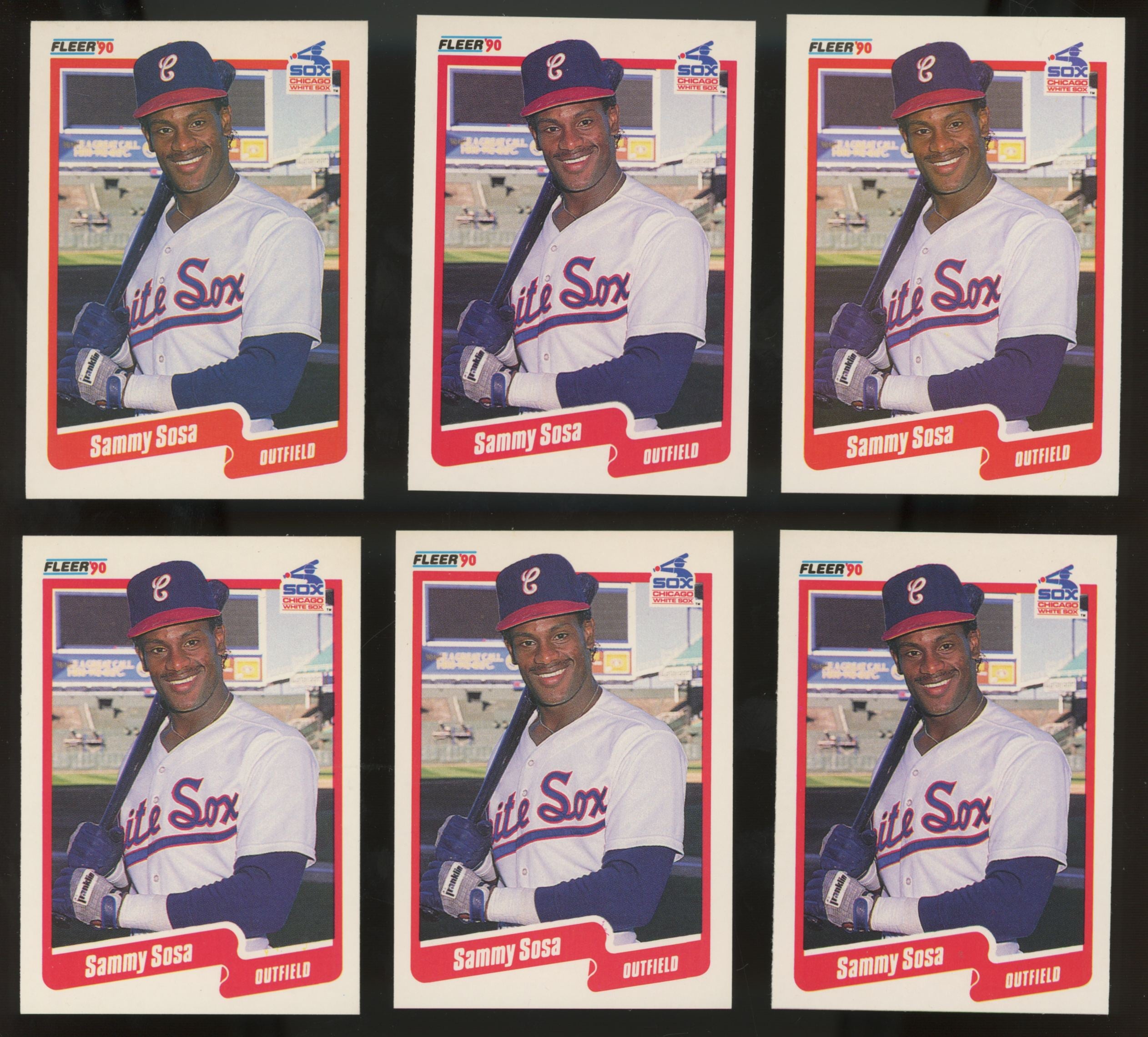 1990 Fleer Sammy Sosa RC #548 (Lot of 25)