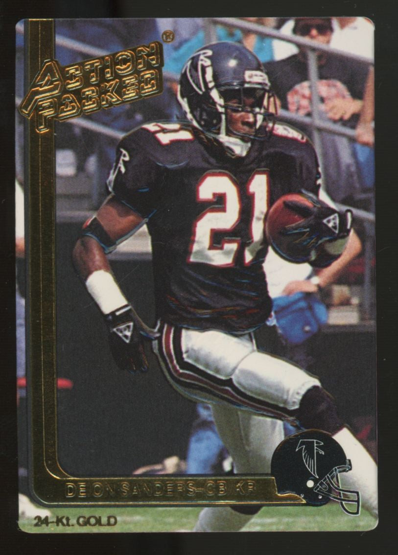 1991 Hi-Pro Deion Sanders Action Packed 24-KT. Gold #2G