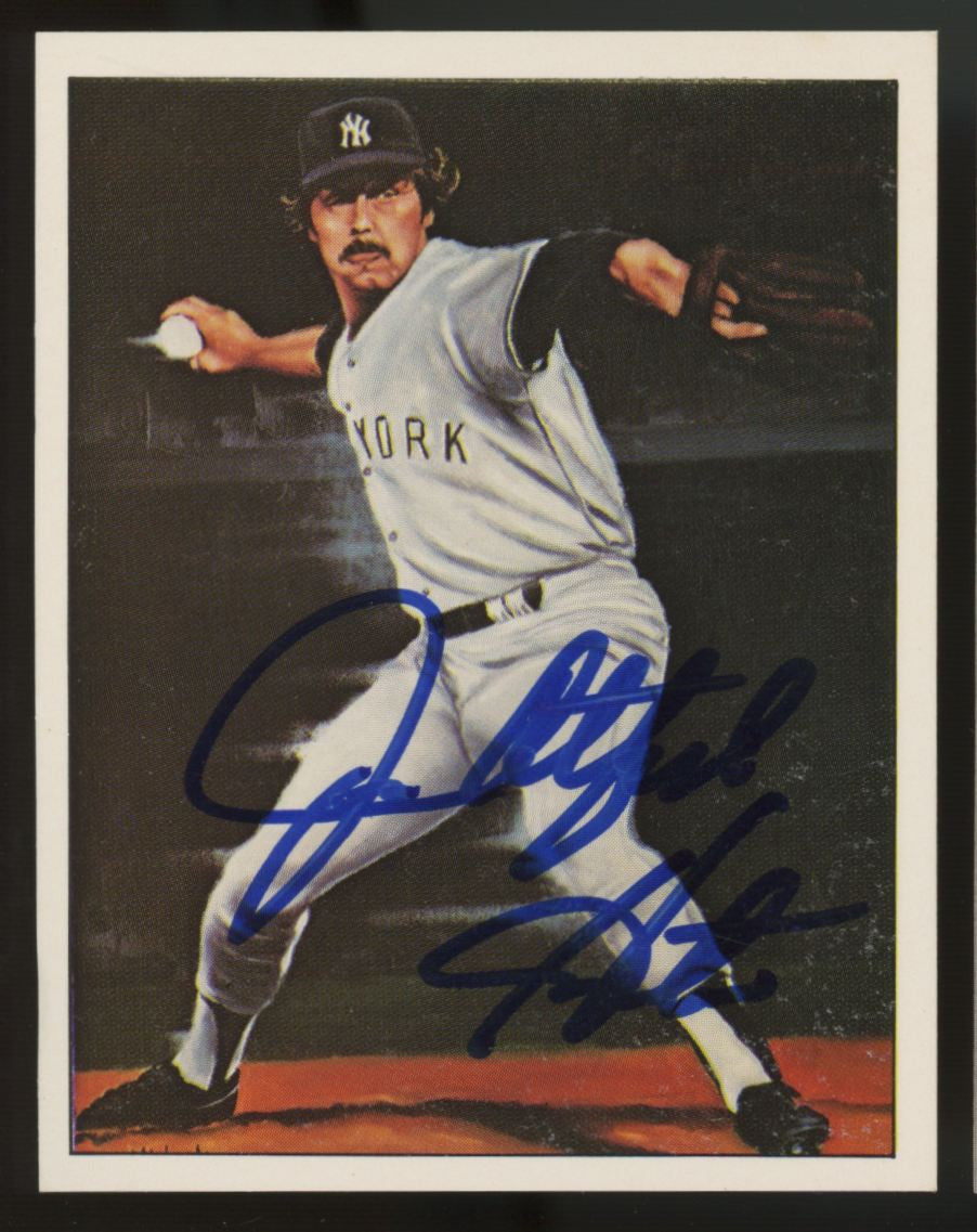 1983 TCMA Jim "Catfish" Hunter #20 Signed Autographed Card JSA