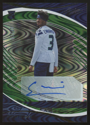 2025 Panini Absolute Nick Emmanwori RC Green Waves Auto /50 #163
