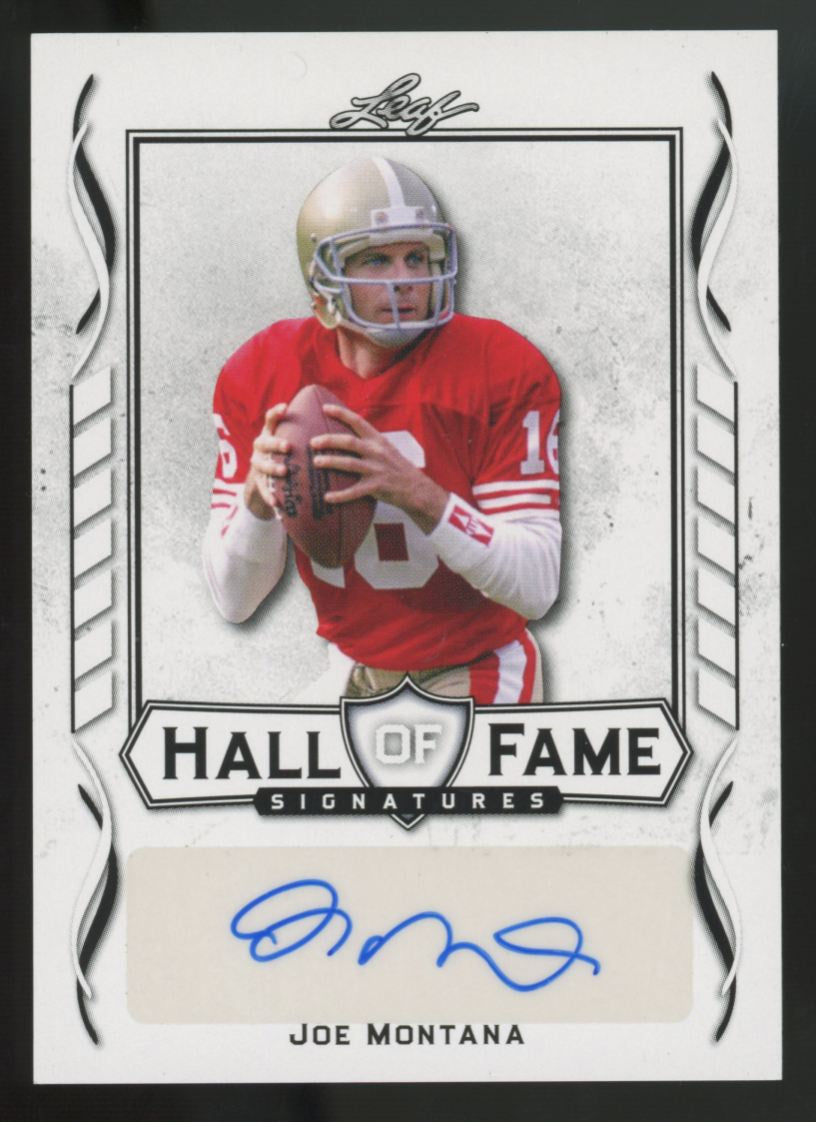 2021 Leaf Joe Montana Hall Of Fame Auto #HOF-JMI
