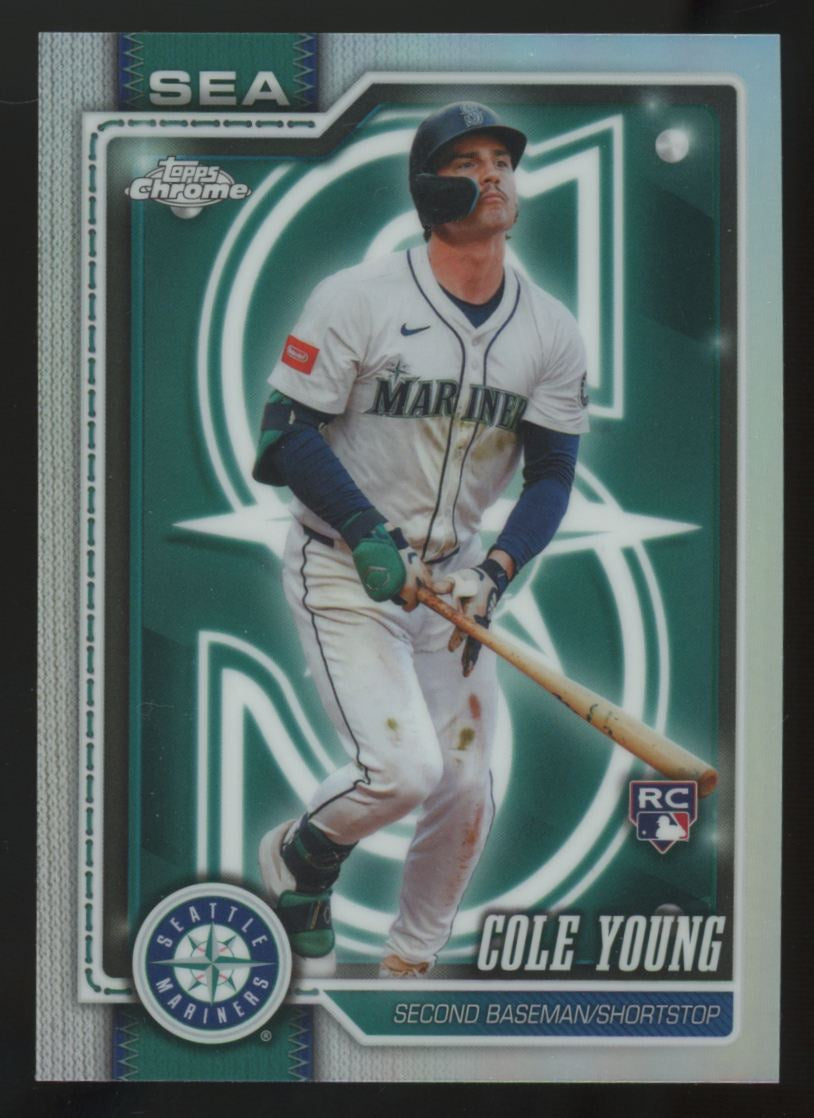 2026 Topps Chrome Cole Young RC Lightboard Logo SSP #23