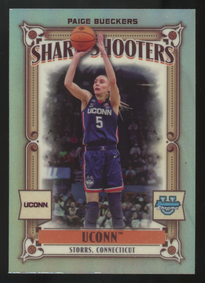 2023-24 Bowman Chrome U Paige Bueckers Sharp Shooters Refractor #SS-16