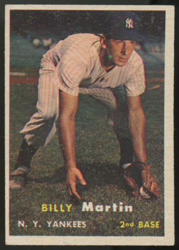 1957 Topps Billy Martin #62 VG-EX