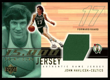 2001-02 Upper Deck John Havlicek 15,000 Point Club Patch #JH-15K