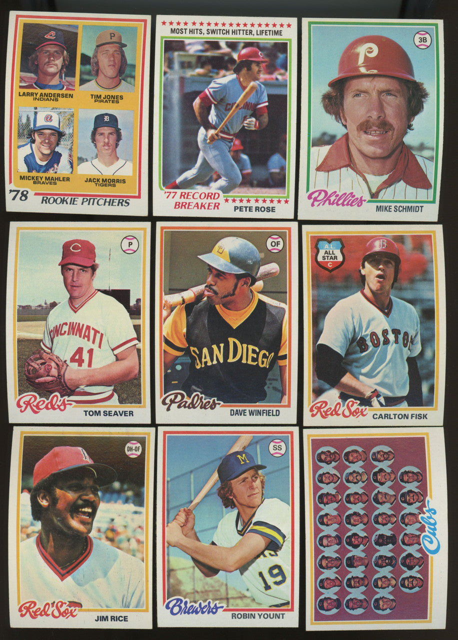 1978 Topps Baseball Complete Set (726) NM-MT