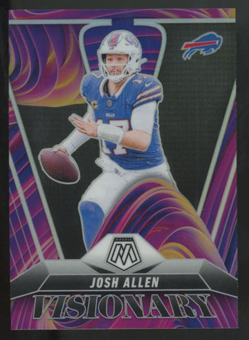 2025 Panini Mosaic Josh Allen Visionary Prizm SSP #3