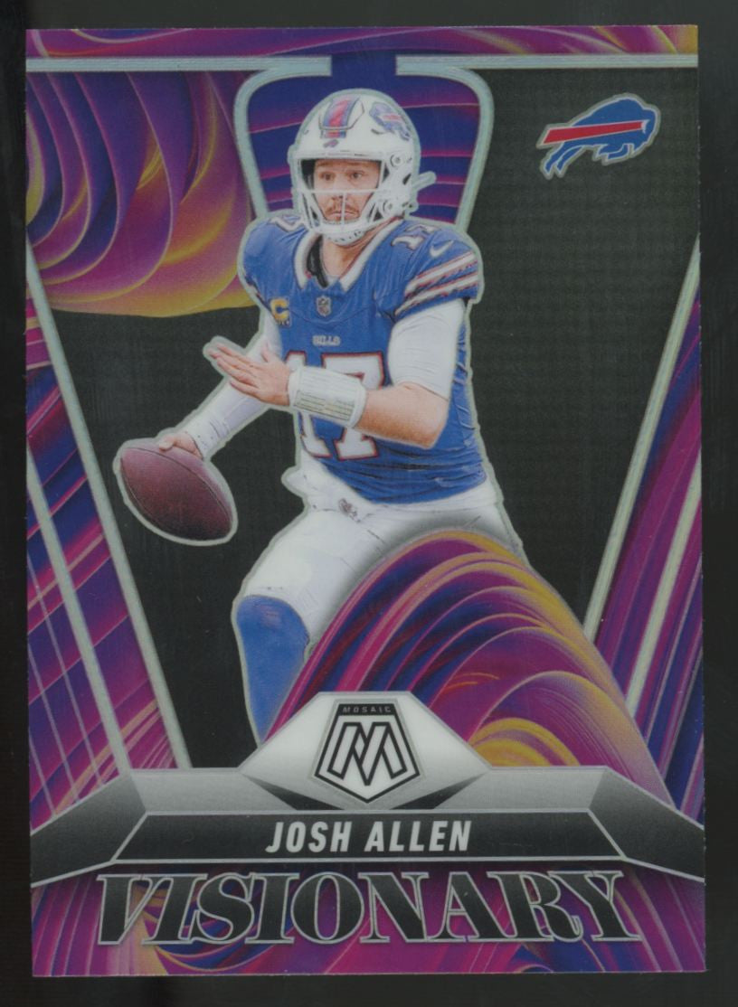 2025 Panini Mosaic Josh Allen Visionary Prizm SSP #3