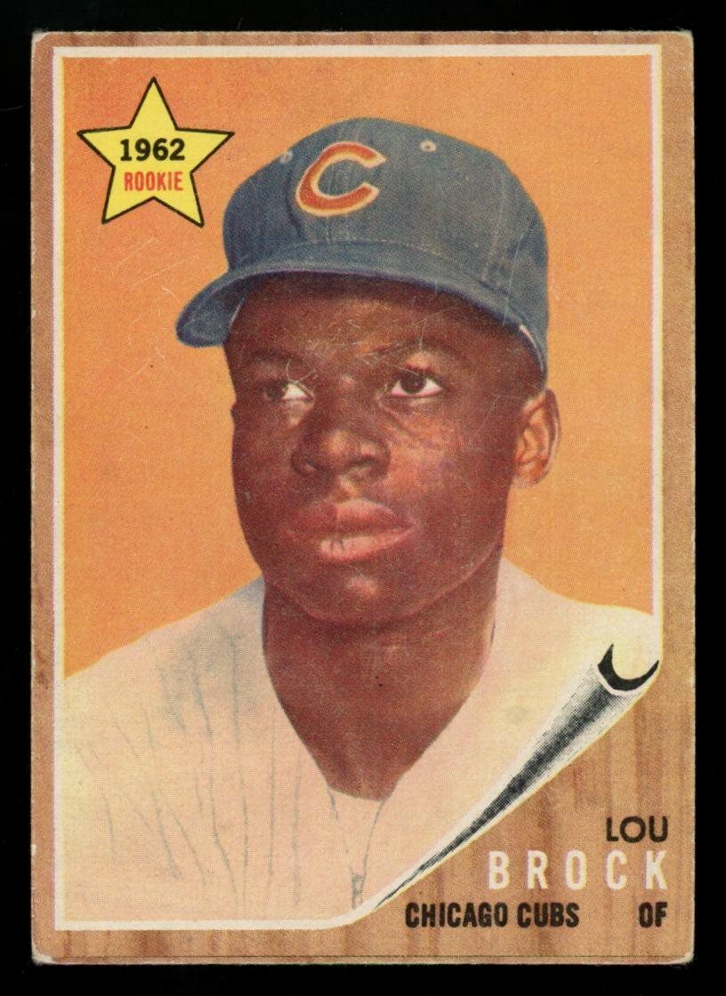 1962 Topps Lou Brock RC #387 VG