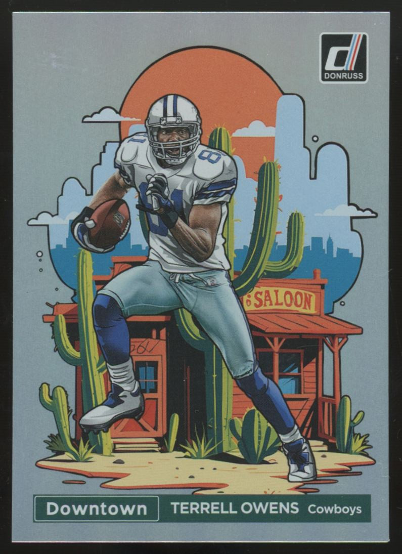 2024 Panini Donruss Terrell Owens Downtown SSP #8 "A"