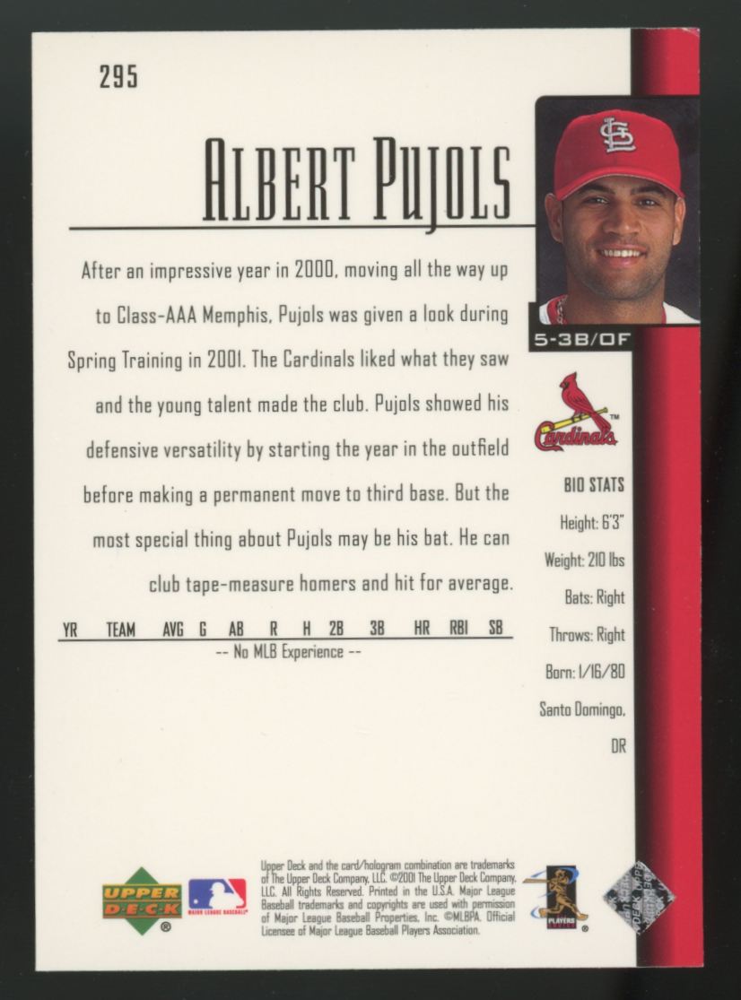 2001 Upper Deck Baseball Complete Set (450) Ichiro/Pujols