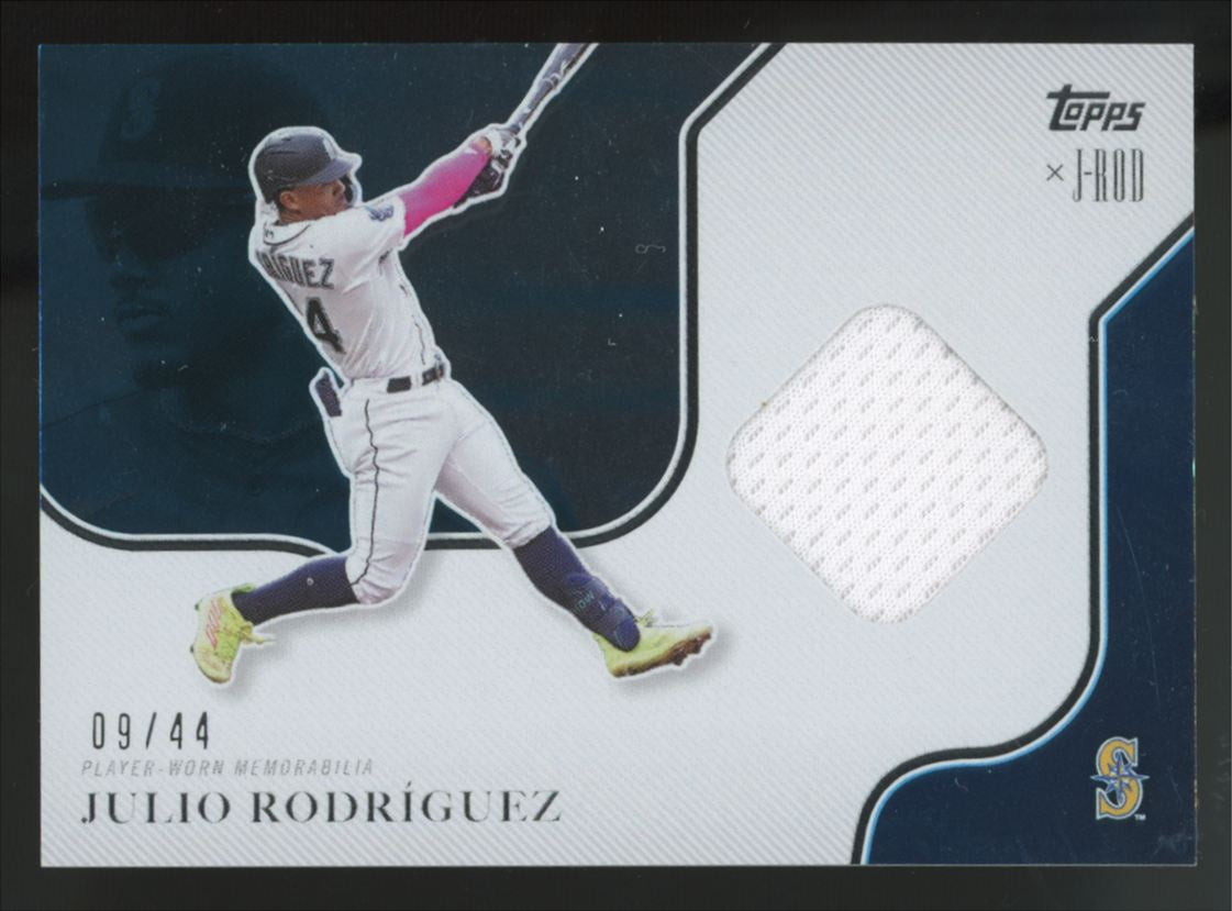 2023 Topps X Julio Rodriguez J-Rod Blue Foil Patch /44 #JR3-R