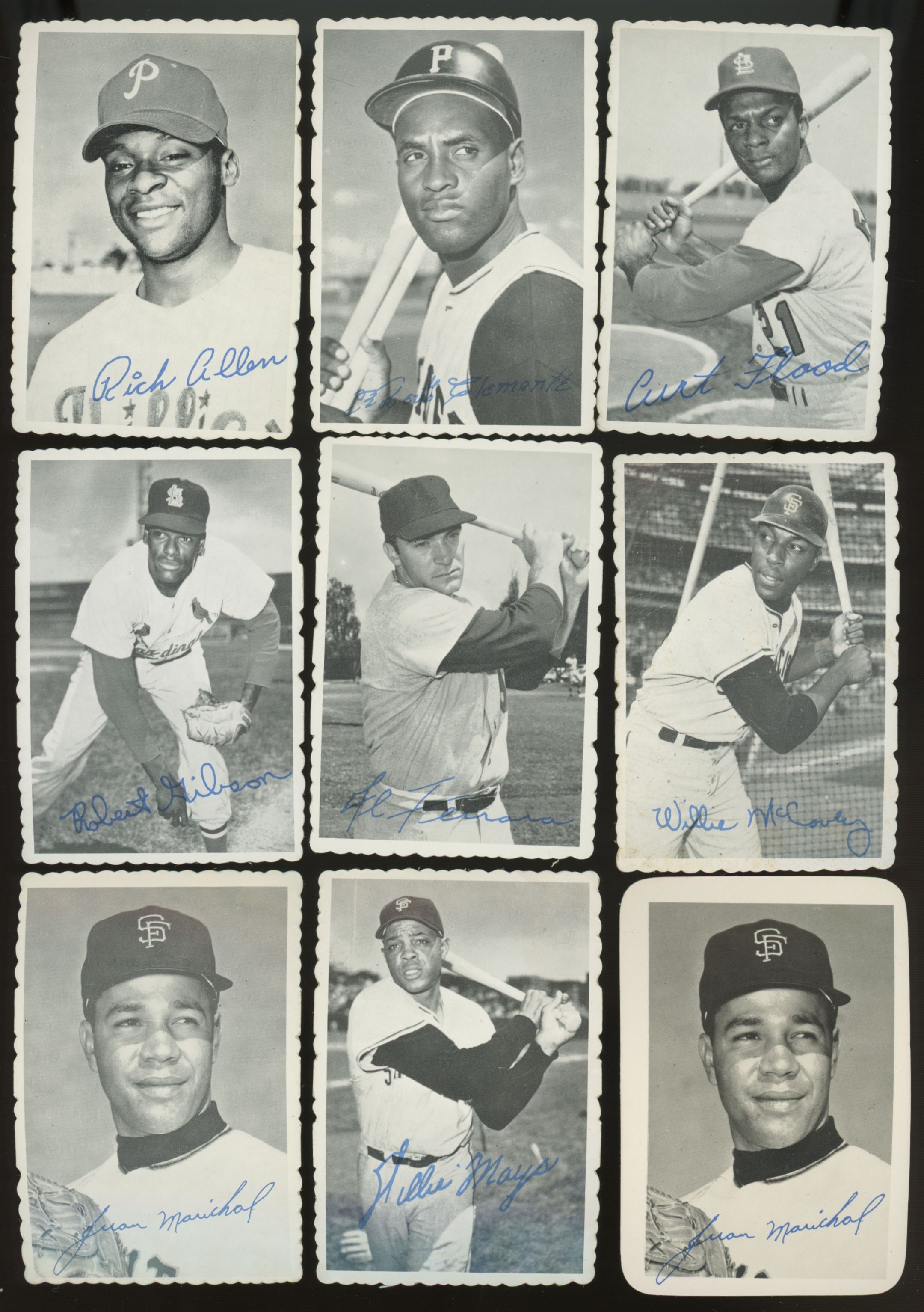 1969 Topps Baseball Deckle Edge Complete w/ Both 11 + 22s & Test Marichal VG/EX