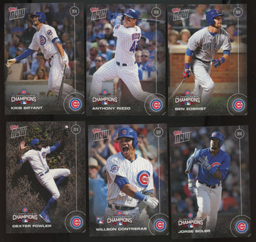 2016 Topps Now Chicago Cubs N.L. Central Champions Complete Set (15/15)