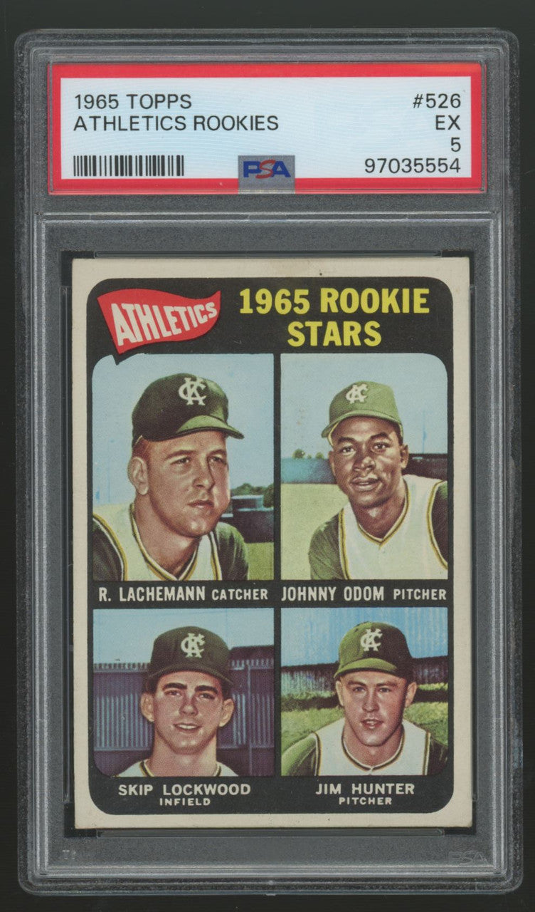 1965 Topps Baseball Complete Set (598) VG Overall Hunter RC PSA 5