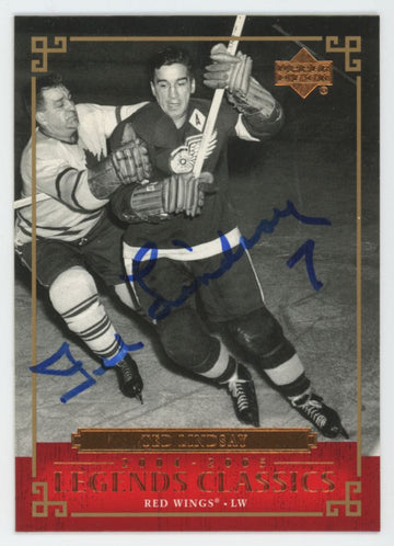 2004-05 Upper Deck Legends Ted Lindsay Classics Signed Auto #51
