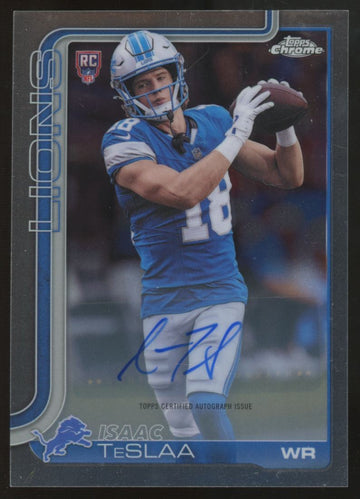 2025 Topps Chrome Isaac TeSlaa RC Auto #RA-ITS