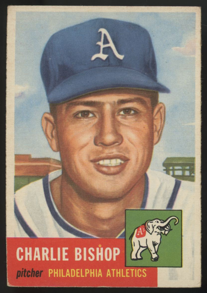 1953 Topps Charlie Bishop #186 EX "A"