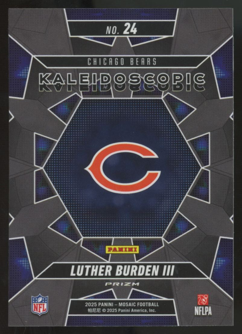2025 Panini Mosaic Luther Burden III RC Kaleidoscopic SSP #24