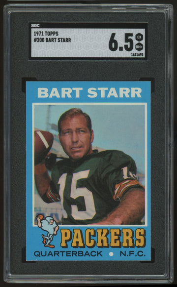 1971 Topps Bart Starr #200 SGC 6.5
