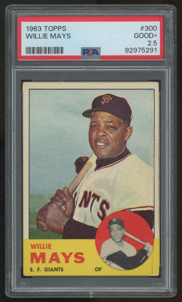 1963 Topps Willie Mays #300 PSA 2.5 *291