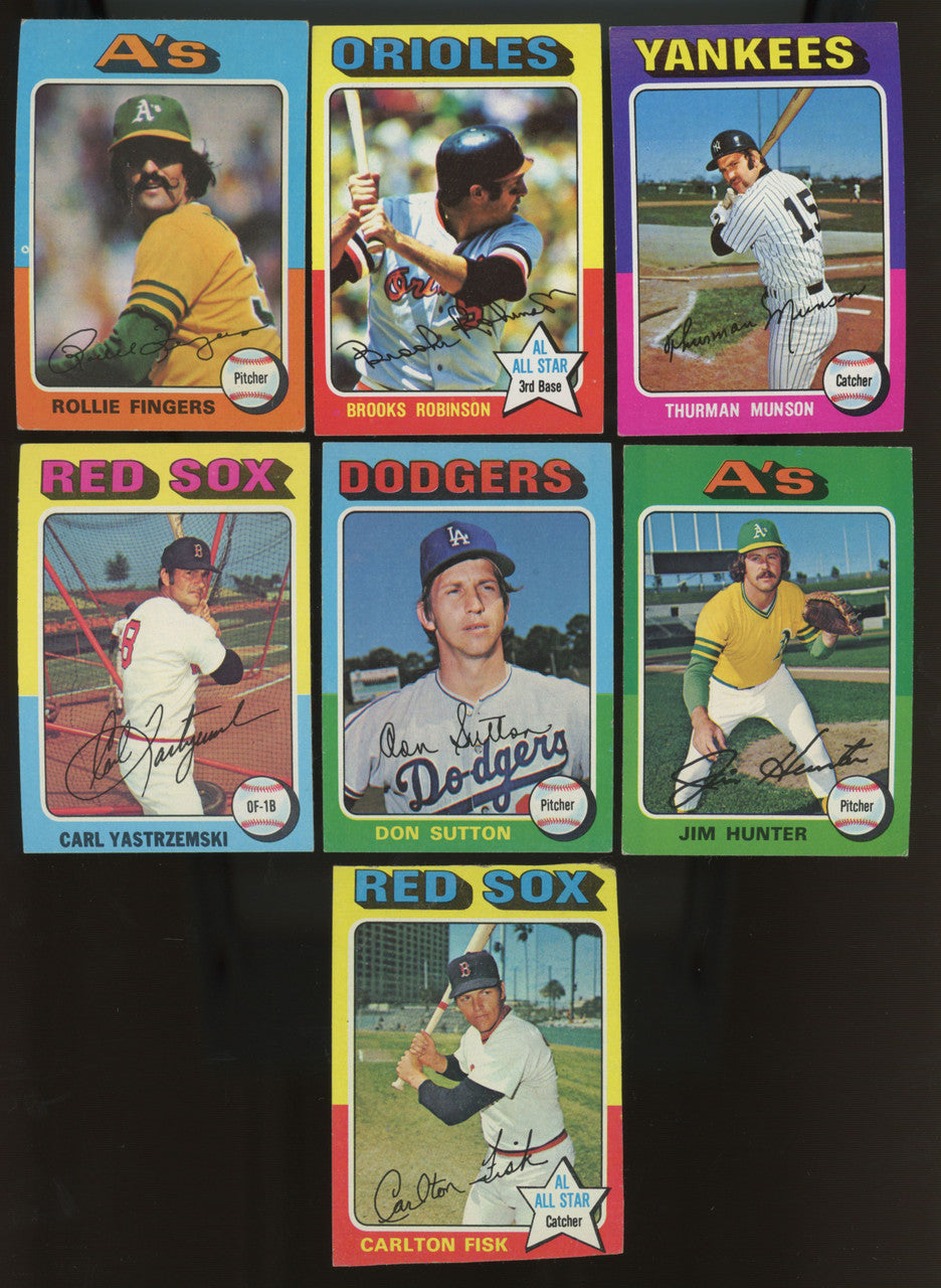 1975 Topps Baseball Complete Set (660) VG/EX-EX Overall