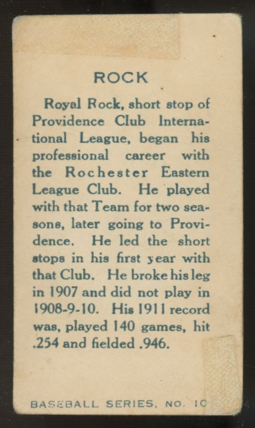 1912 C46 Imperial Royal Rock #10 VG
