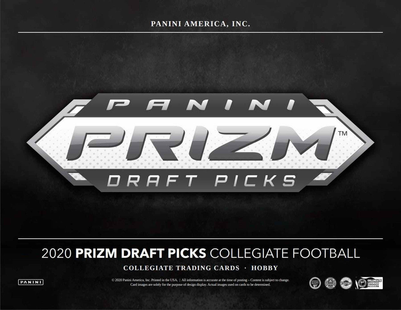 2020 Panini Prizm Draft Picks Football Hobby Box