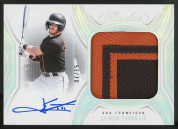 2025 Flawless Baseball James Tibbs III Prospect Patch Auto Silver /15 #PPA-TTT