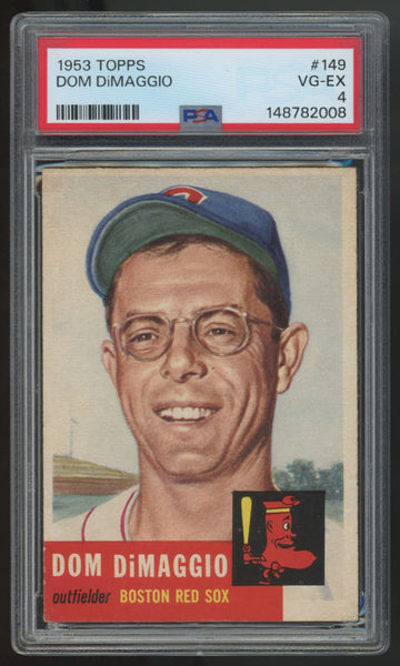 1953 Topps Dom DiMaggio #149 PSA 4