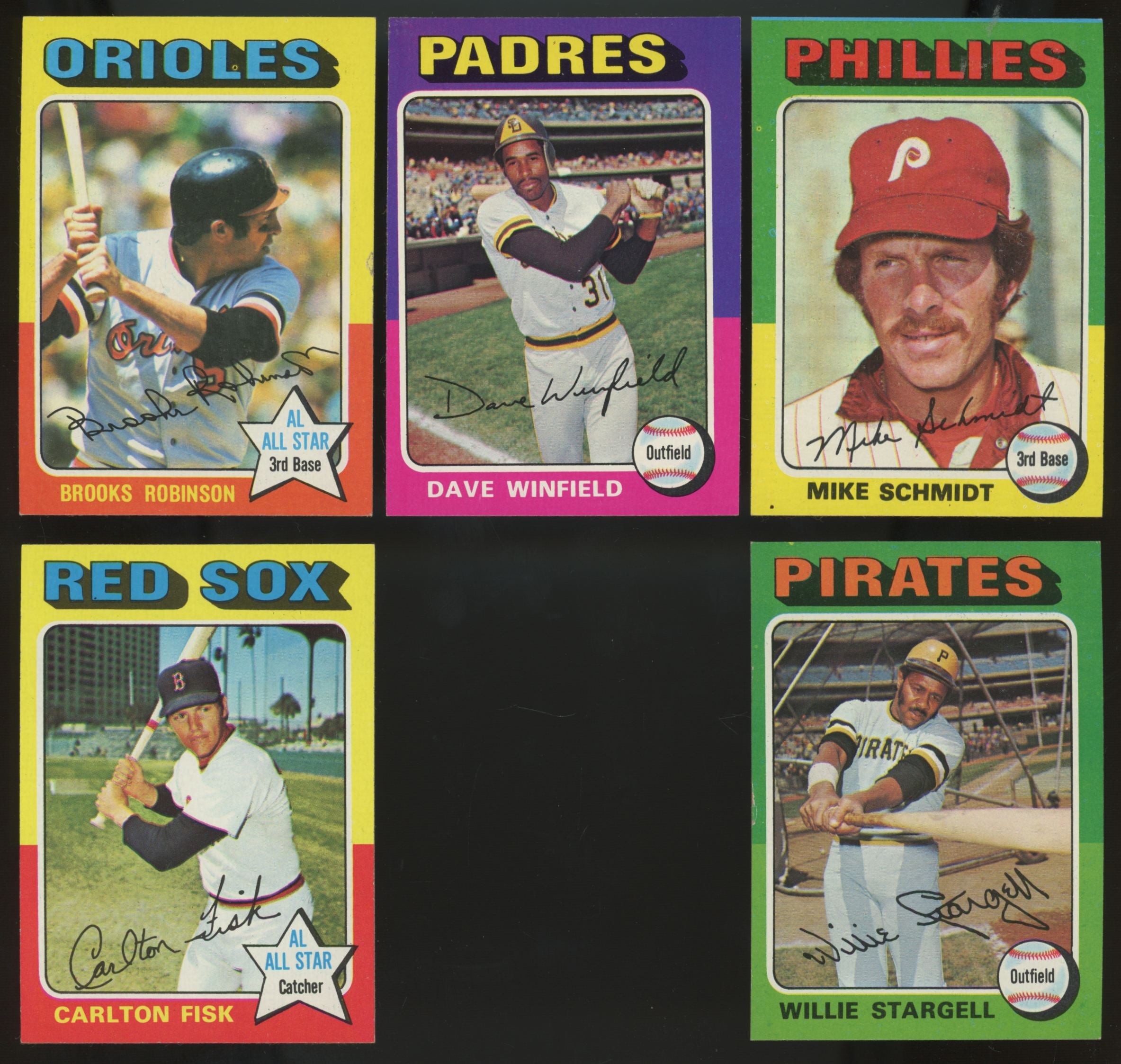 1975 Topps Baseball Complete Set (660/660) EX/MT-NM (Aaron Creased)