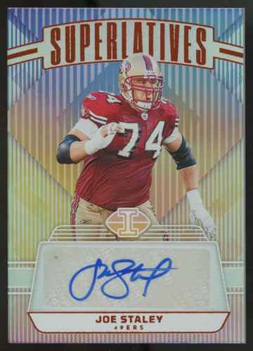 2023 Panini Illusions Joe Staley Superlatives Auto #S-JSY