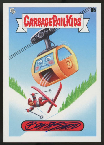 2021 Garbage Pail Kids Go On Vacation Brent Engstrom Artist Auto /75 #85