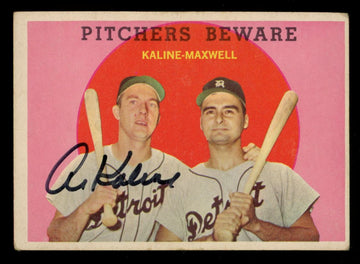 1959 Topps Al Kaline Signed Autograph #34 JSA Authentic
