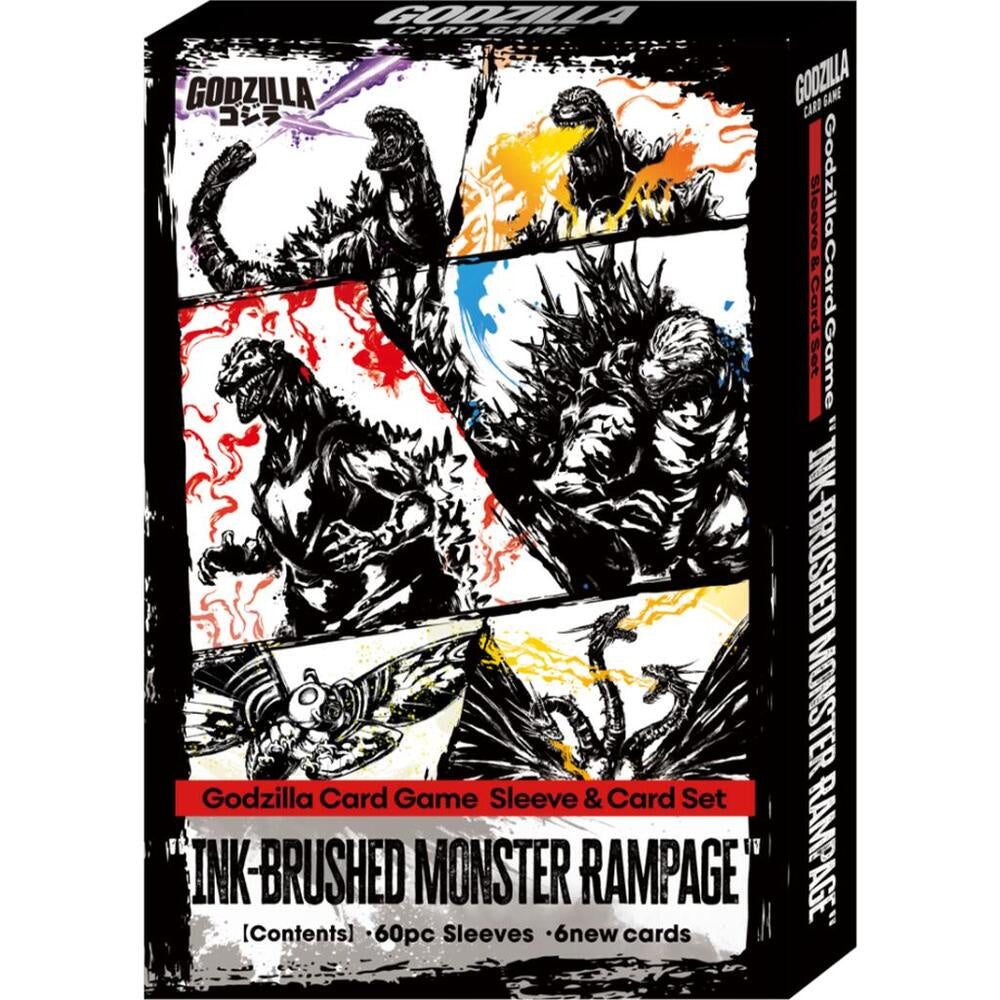 Godzilla: Sleeve & Card Set - Ink-Brushed Monster Rampage