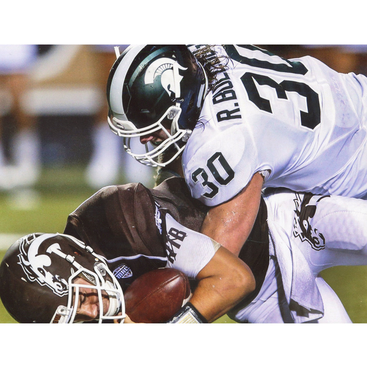 Riley Bullough Autographed 11x14 Photograph - Tackle