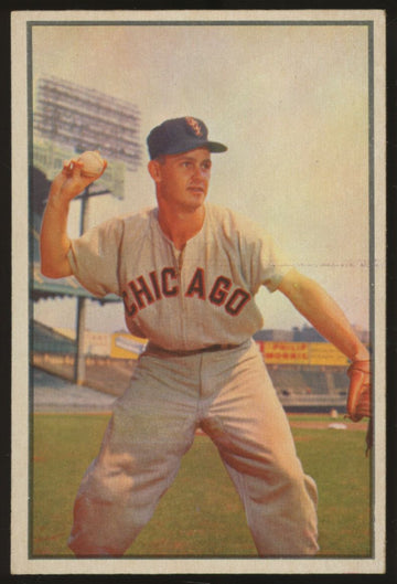 1953 Bowman Color Nelson Fox #18 EX