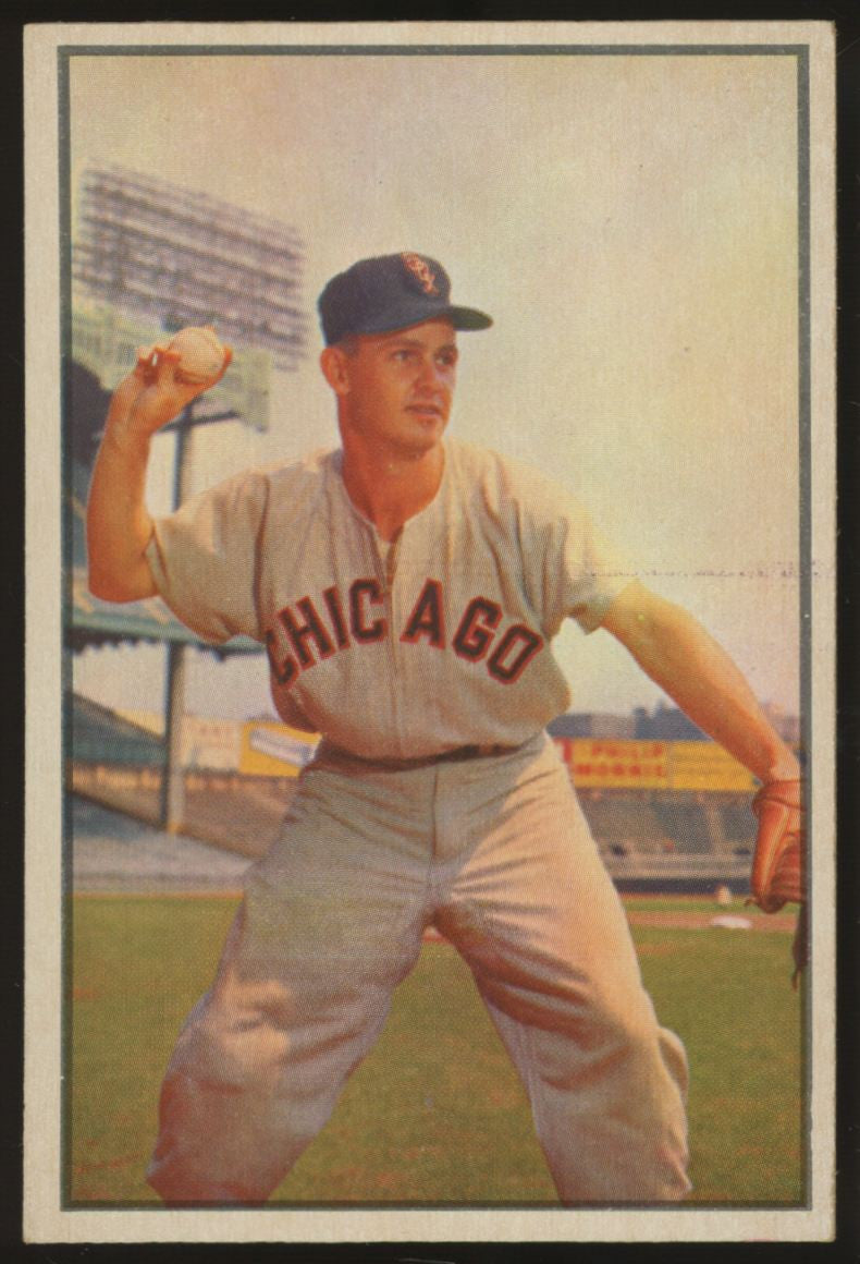 1953 Bowman Color Nelson Fox #18 EX