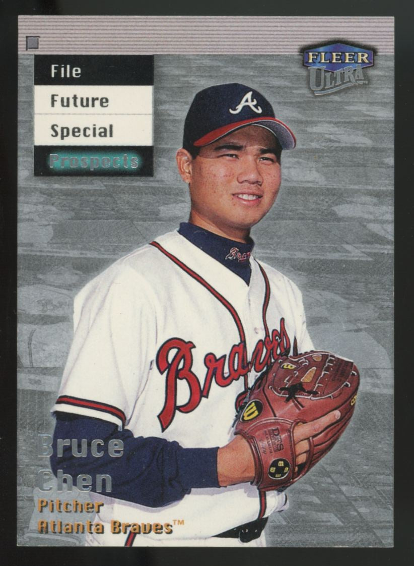 1999 Fleer Ultra Bruce Chen Prospect Platinum Medallion /65 #242P