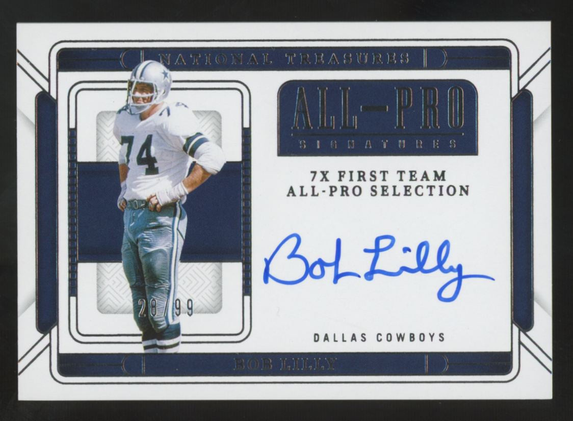 2024 Panini National Treasures Bob Lilly All-Pro Auto /99 #APS-BLY