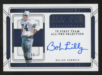 2024 Panini National Treasures Bob Lilly All-Pro Auto /99 #APS-BLY
