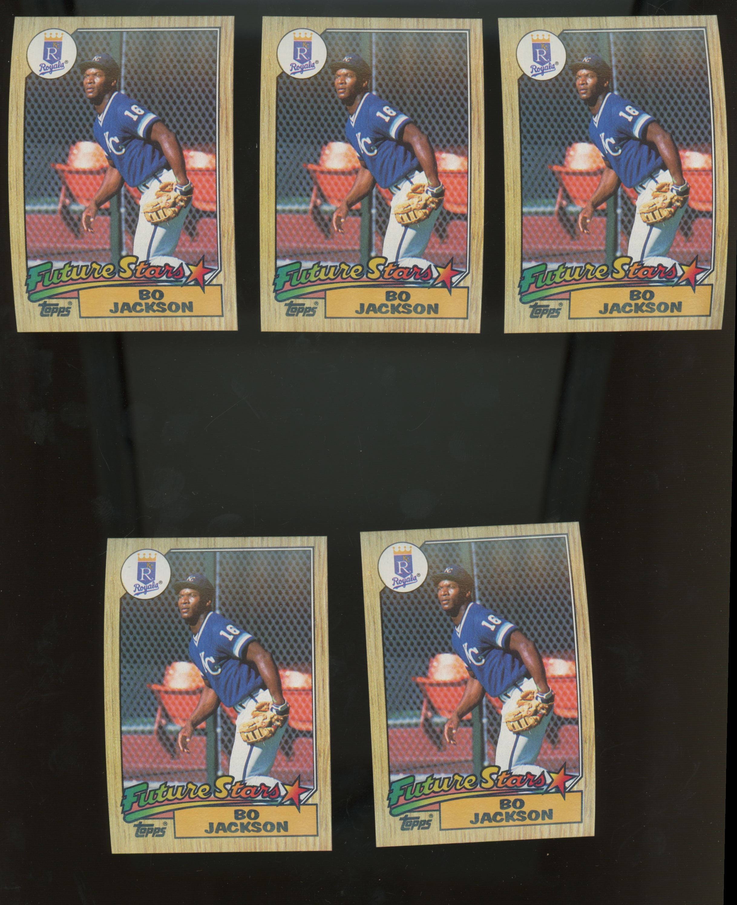 1987 Topps Bo Jackson RC #170 Lot of 25 NM-MT "A"